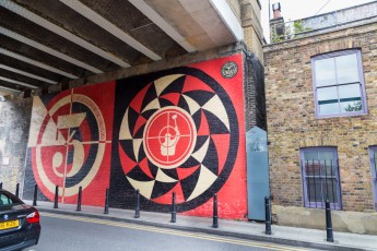 Obey - Londres - Bateman's row - Juillet 2013