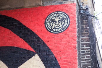 Obey - Londres - Bateman's row - Juillet 2013