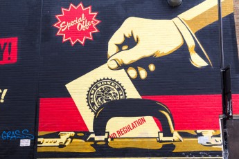 Obey - Londres - Ebor Street - Juillet 2013