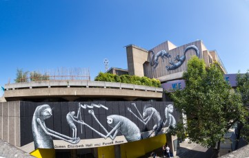 Phlegm et Roa - Londres - Queen Elizabeth Hall - Juillet 2013