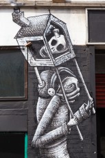 Phlegm - Londres - Rivington street - Juillet 2013