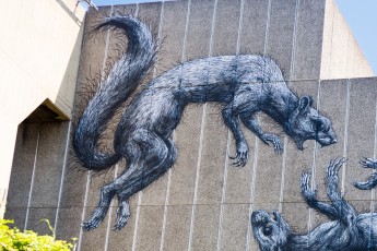 Roa - Londres - Queen Elizabeth Hall - Juillet 2013