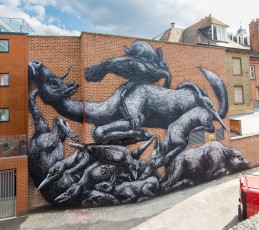 Roa - Londres - Viaduc street - Juillet 2013