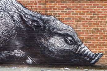 Roa - Londres - Viaduc street - Juillet 2013