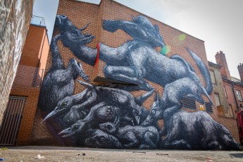 Roa - Londres - Viaduc street - Juillet 2013