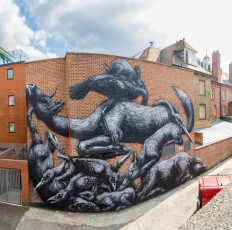 Roa - Londres - Viaduc street - Juillet 2013