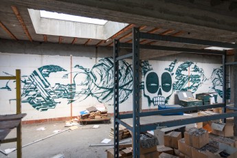 Lek, Honda, et Hobz - TRBDSGN et French Kiss dans une usine abandonnée quelque part vers Paris - Juillet 2013