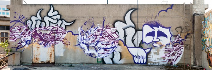 Lek, Honda, LEGZ et Hobz - TRBDSGN et French Kiss dans une usine abandonnée quelque part vers Paris - Juillet 2013