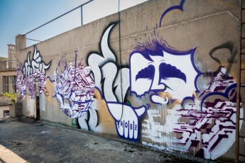 Lek, Honda, LEGZ et Hobz - TRBDSGN et French Kiss dans une usine abandonnée quelque part vers Paris - Juillet 2013