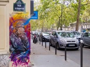 C215 - Rue Scarron 11è - Septembre 2013