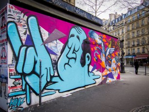 Alëxone et Hobz (TRBDSGN) - Place du Maréchal Juin 17è - Mars 2014