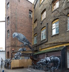 Roa - Londres - Peckham - Rye Lane - Mars 2014