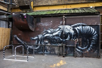 Roa - Londres - Peckham - Rye Lane - Mars 2014