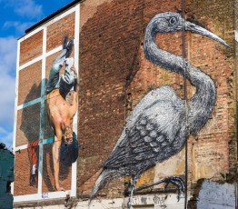 Martin Ron et Roa - Londres - Shoreditch - Hanbury Street - Mars 2014