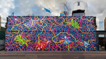 Nick Kuszyk (RRobots) - Londres - Shoreditch - Holywell Lane - Mars 2014