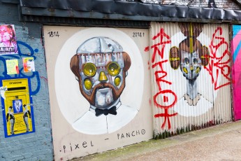 Pixel Pancho - Londres - Shoreditch - Sclater Street - Mars 2014