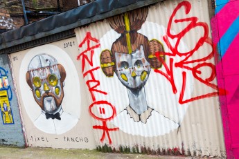 Pixel Pancho - Londres - Shoreditch - Sclater Street - Mars 2014