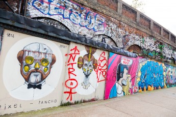 Pixel Pancho - Londres - Shoreditch - Sclater Street - Mars 2014