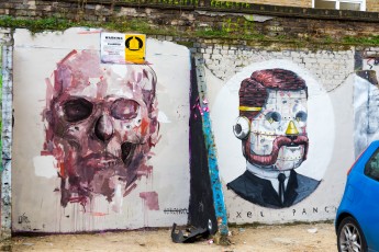 Borondo, Diaz et Pixel Pancho - Londres - Shoreditch - Mars 2014