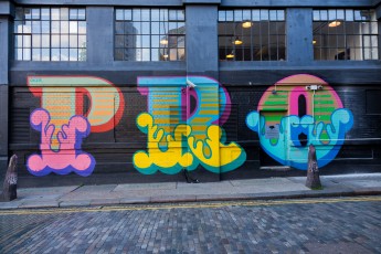 Ben Eine - Londres - Shoreditch - Ebor Street - Mars 2014