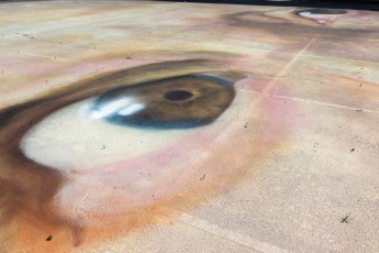 Jorge Rodriguez-Gerada (work in progress) - crédit photo © Lionel Belluteau-www.unoeilquitraine.fr - contact yoyo.bel@free.fr InSitu Art Festival, le nouvel évènement street art à Aubervilliers.