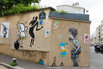 Jace - Les Lézarts de la Bièvre - Rue Alphand 13è - Juin 2014