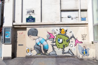 Jace et Seth - Les Lézarts de la Bièvre - Rue de la Clef 05è - Juillet 2014