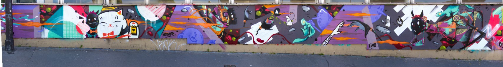 OnOff (Jok, Limo et Olson) - Rue ALibert 10è - Juin 2014