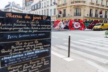 TRBDSGN, Hobz & Honda (Arnaud Liard), Lek, Retrograffitism et Alëxone - Rue du Faubourg Saint-Antoine 12è - Juin 2014