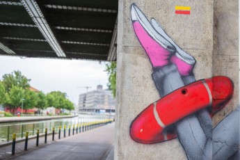 Seth - De l'Art à l'Ourcq, tout au long du Canal de l'Ourcq, du 5 juillet au 24 août 2014