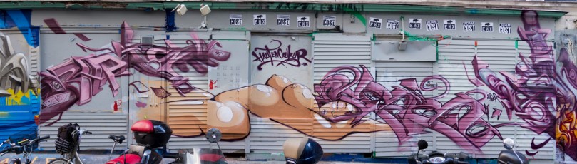 Raphe, Esper - Haut En Couleur (HEC) - Rue des Trois Frères 18è - Juillet 2014