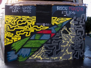 FrenchKiss - Lek, Swiz & Hobz & Liard (TRBDSGN) - Boulevard de la Bastille 12è - Octobre 2014