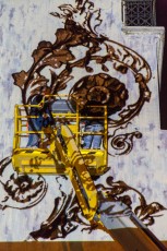 YZ pour la Nuit Blanche 2014. Work in progress. Rue du Chevaleret - Paris 13è. Préparation des oeuvres pour la Nuit Blanche du samedi 4 octobre 2014.