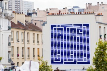 L'Atlas pour la Nuit Blanche du samedi 4 octobre 2014. Sur l'Itinéraire de Grande Randonée Artistique - Rue du Chevaleret - Paris 13è.