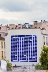L'Atlas pour la Nuit Blanche du samedi 4 octobre 2014. Sur l'Itinéraire de Grande Randonée Artistique - Rue du Chevaleret - Paris 13è.