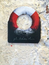 Philippe Hérard "Ardoises" au Cabinet d'amateur, rue de la Forge Royale 11è - Novembre 2014