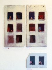 Philippe Hérard "Ardoises" au Cabinet d'amateur, rue de la Forge Royale 11è - Novembre 2014