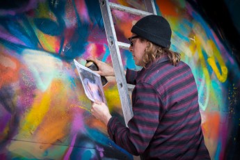 David Walker, work in progress - In Situ Art Festival - Aubervilliers - Mai 2014