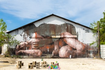 Borondo - In Situ Art Festival - Aubervilliers - Mai 2014