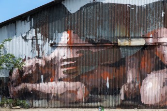 Borondo - In Situ Art Festival - Aubervilliers - Mai 2014