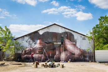 Borondo - In Situ Art Festival - Aubervilliers - Mai 2014