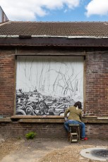 Laurence Favory, work in progress - In Situ Art Festival - Aubervilliers - Mai 2014