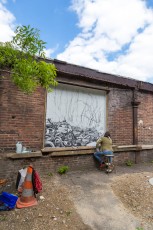 Laurence Favory, work in progress - In Situ Art Festival - Aubervilliers - Mai 2014