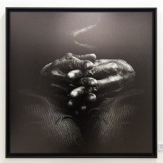 Jef Aérosol et Lee Jeffries à l'exposition "Synergy" - Galerie Mathgoth, mars 2015