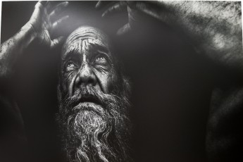 Jef Aérosol et Lee Jeffries à l'exposition "Synergy" - Galerie Mathgoth, mars 2015