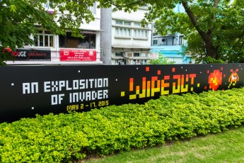 Wipe Out - Exposition d'Invader au PMQ, du 2 au 17 mai 2015 - Hong Kong