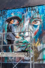 Herakut - Le M.U.R. N°195 - Work in process - Rue Oberkampf 11è - Octobre 2015