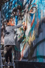 Herakut - Le M.U.R. N°195 - Work in process - Rue Oberkampf 11è - Octobre 2015