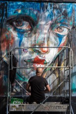 Herakut - Le M.U.R. N°195 - Work in process - Rue Oberkampf 11è - Octobre 2015