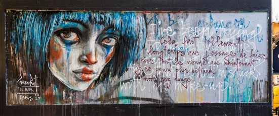 Herakut - Le M.U.R. N°195 - Rue Oberkampf 11è - Octobre 2015